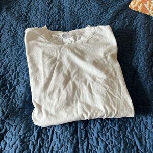 Men’s Everybody World - Plain White Tee Sz M
